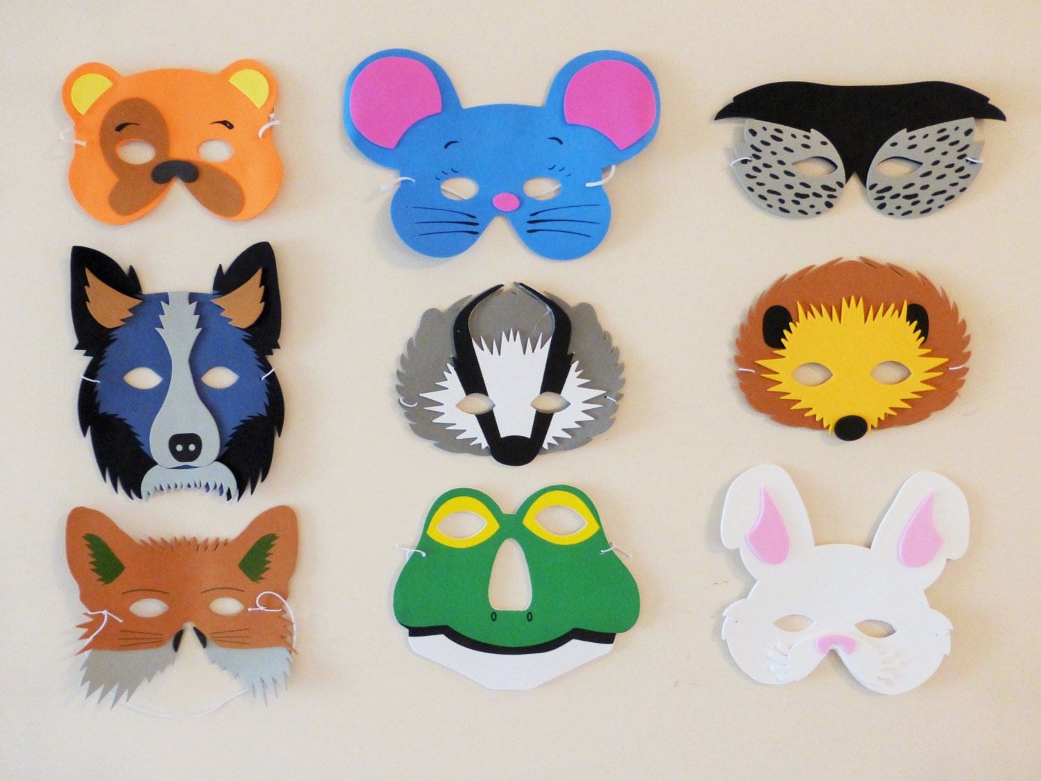 Forest Animals Masks Woodland animal masks Kids masks