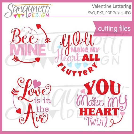 Download Valentine Word Art Valentine SVG Love SVG DXF Valentine