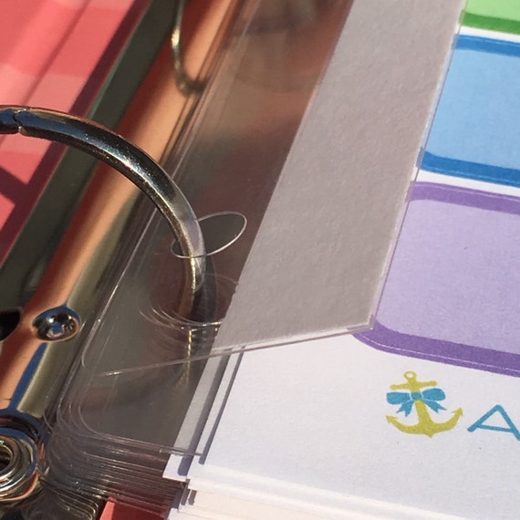 Binder Snaps Set of 8 for Planner Sticker Binders 3 Ring