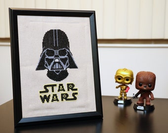 Darth Vader Star Wars *Cross Stitch PATTERN DOWNLOAD*