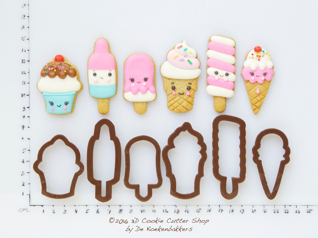 Ice Cream Mini Cookie Cutter Set budget cutters