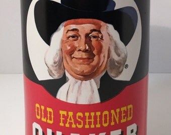 Jahrgang 1970 Keramik alt Fashiond <b>Quaker Oats</b> Keksdose - il_340x270.1069600875_cojw