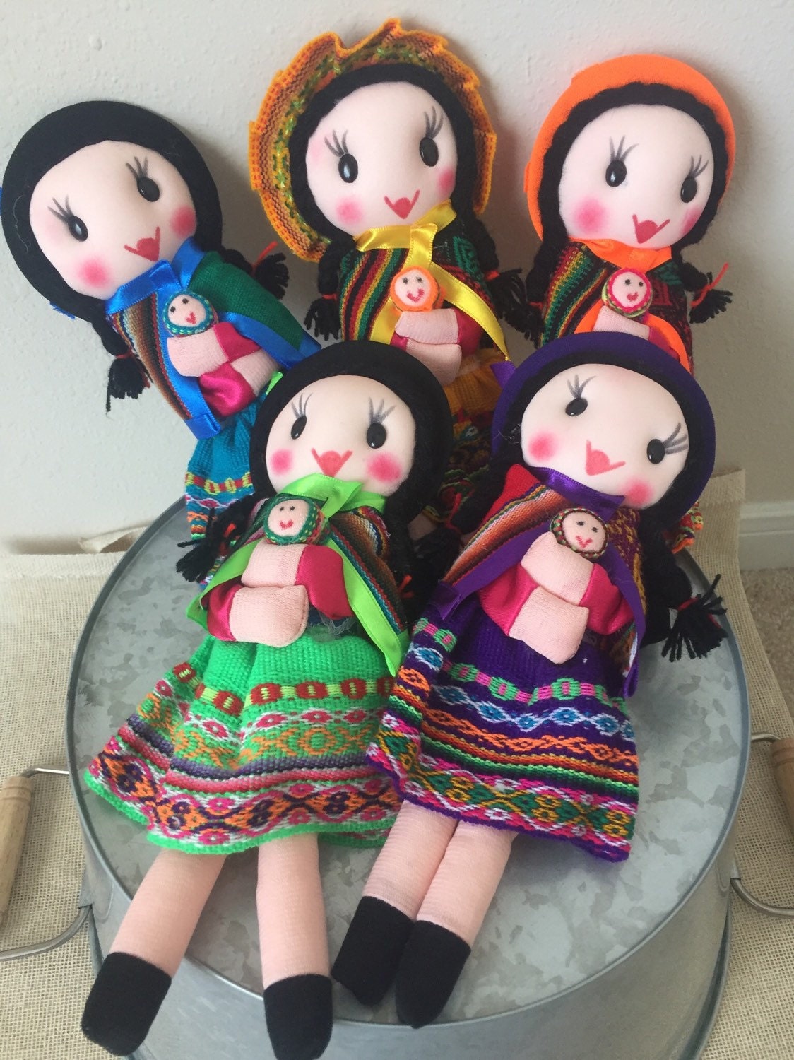 antique peruvian dolls