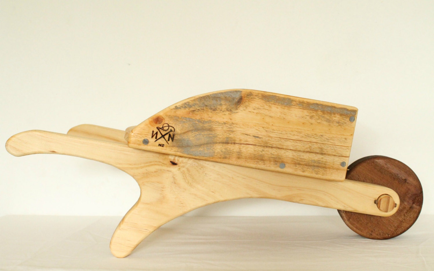 Wooden Toy Mini Wheelbarrow