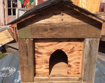 Custom Build Reclaimed Wood Cat House