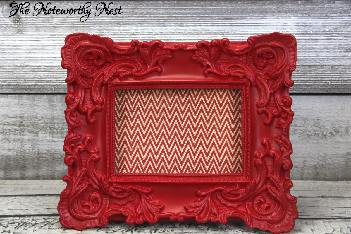 ANY COLOR Frame // ornate frame // baroque frame // red decor