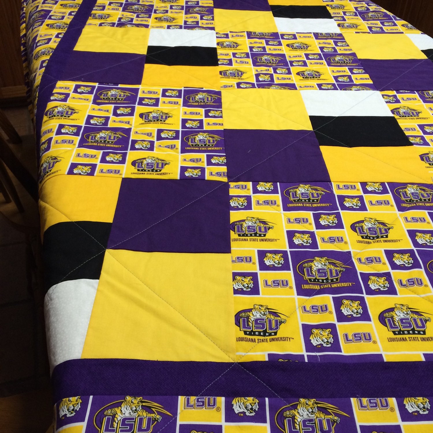 LSU Tigers Handmade Quilt