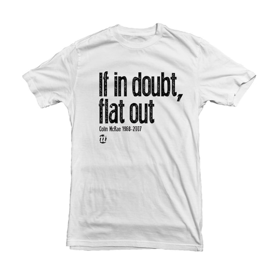 Adesivo Auto Colin McRae - If In Doubt Flat Out, Vinile 180x50 Mm - Foto 7