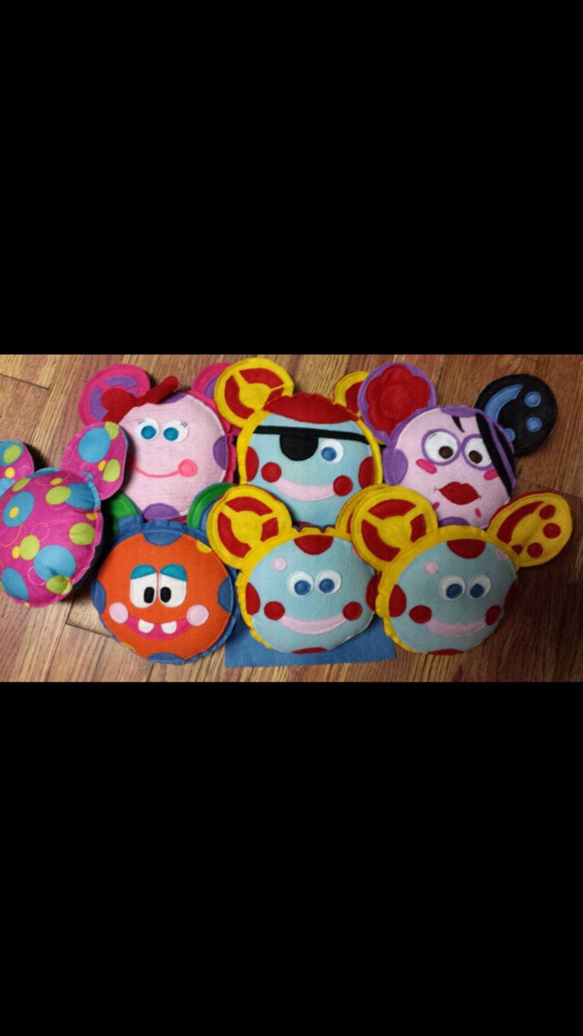 Set of 8. Toodles inspired. Toodles Quoodles Boodles