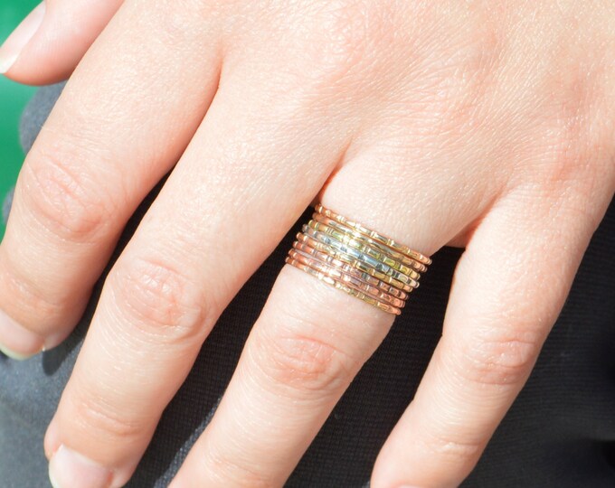 Bamboo Rings, Bohemian Rings, BoHo Rings, Hippie Rings, Gypsy Rings, Rustic Rings, Silver Ring, Brass Ring, Bronze Ring, Gold Ring-A17