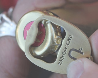 Dog ID Tag / Dog Tag Bottle Opener / Dog Tag / Brass Dog Tag /Dog Gift