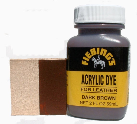 brown leather paint