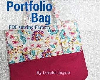 Modern bag sewing patterns and handmade bags by LoreleiJayne