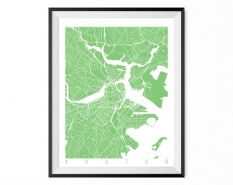 Boston Wall Art boston poster | etsy Boston Wall Art boston poster | etsy