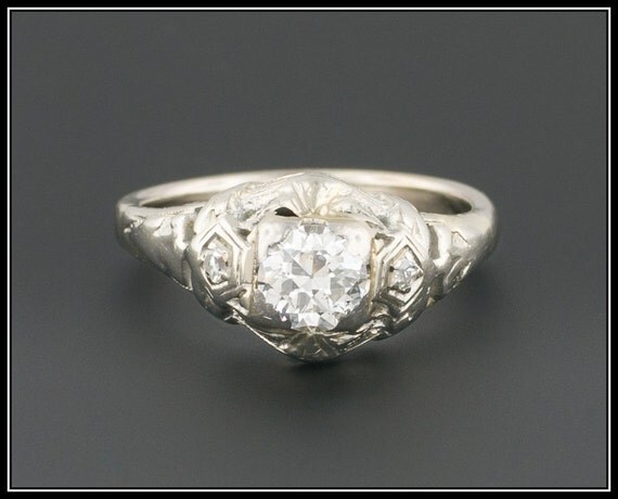 etsy deco engagement ring deco engagement ring vintage engagement ring 18k white etsy deco engagement ring deco engagement ring vintage engagement ring 18k white
