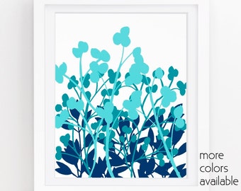 Turquoise Kitchen Print Teal Kitchen Art Decor Turquoise Kitchen Poster Teal Set Of Prints Set photo - 2