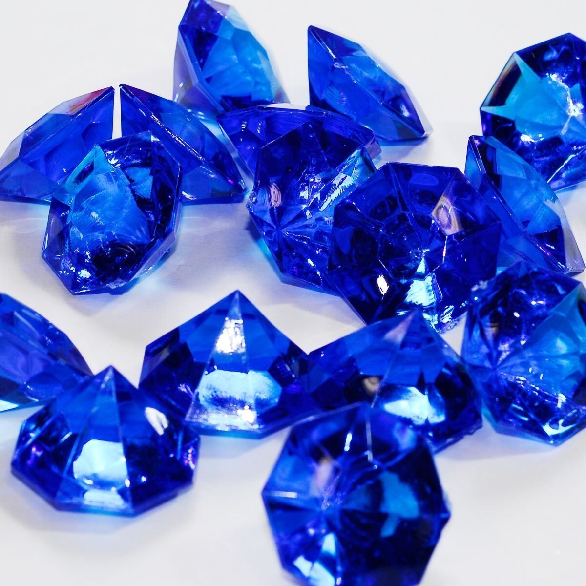 36 Royal Blue Acrylic Gems 25 Carat Each Wedding