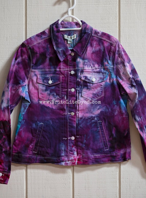 Denim JacketWomen's LARGETie Dye JacketJean