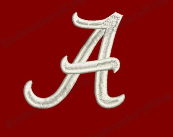Alabama Crimson Tide Football (Filled) Size 4x4 - Embroidery Design