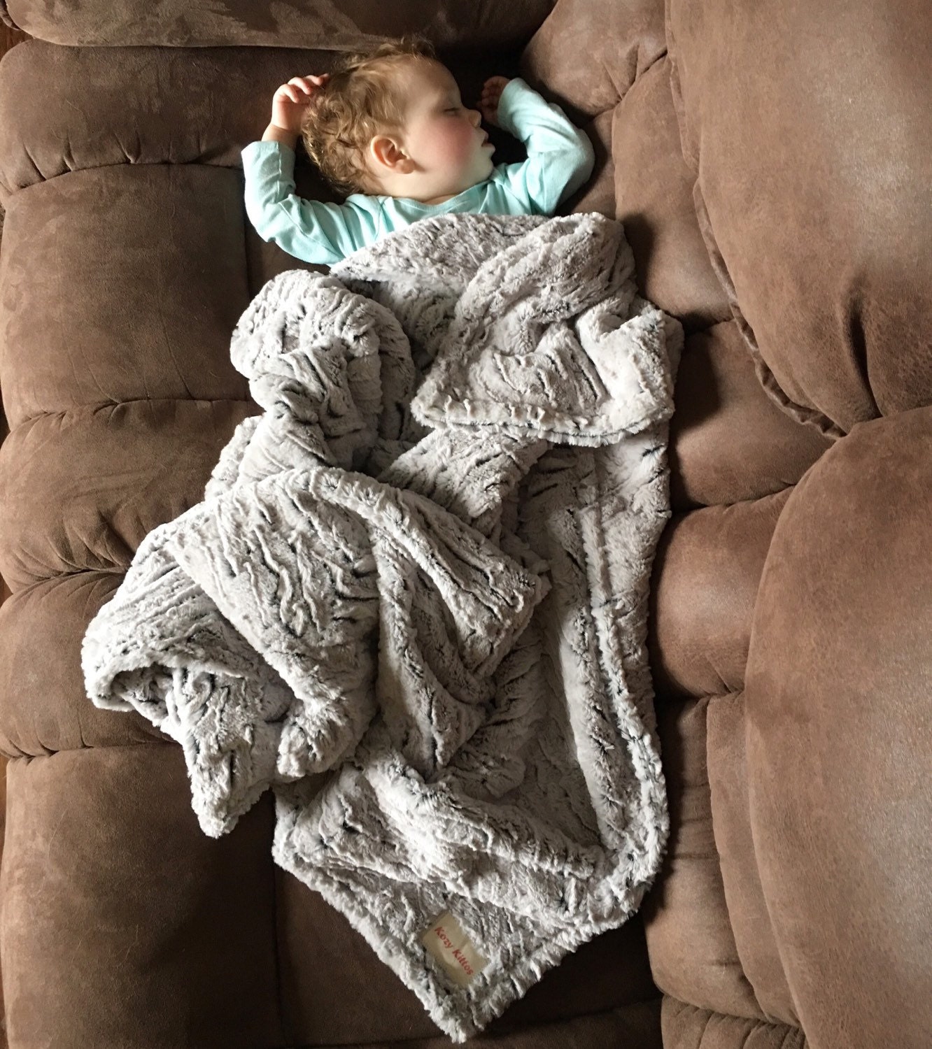 Minky Baby Blanket Minky Blanket Faux Fur Minky Baby