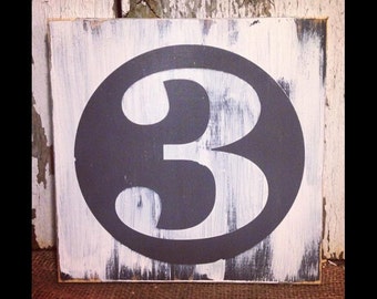 Family Number sign