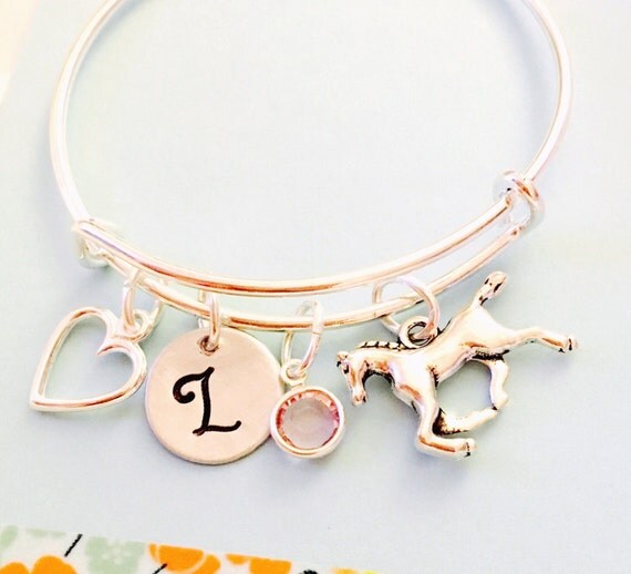 Horse Bracelet Personalized Horse Bracelet by UniquelyImprint