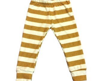 mustard stripe trousers