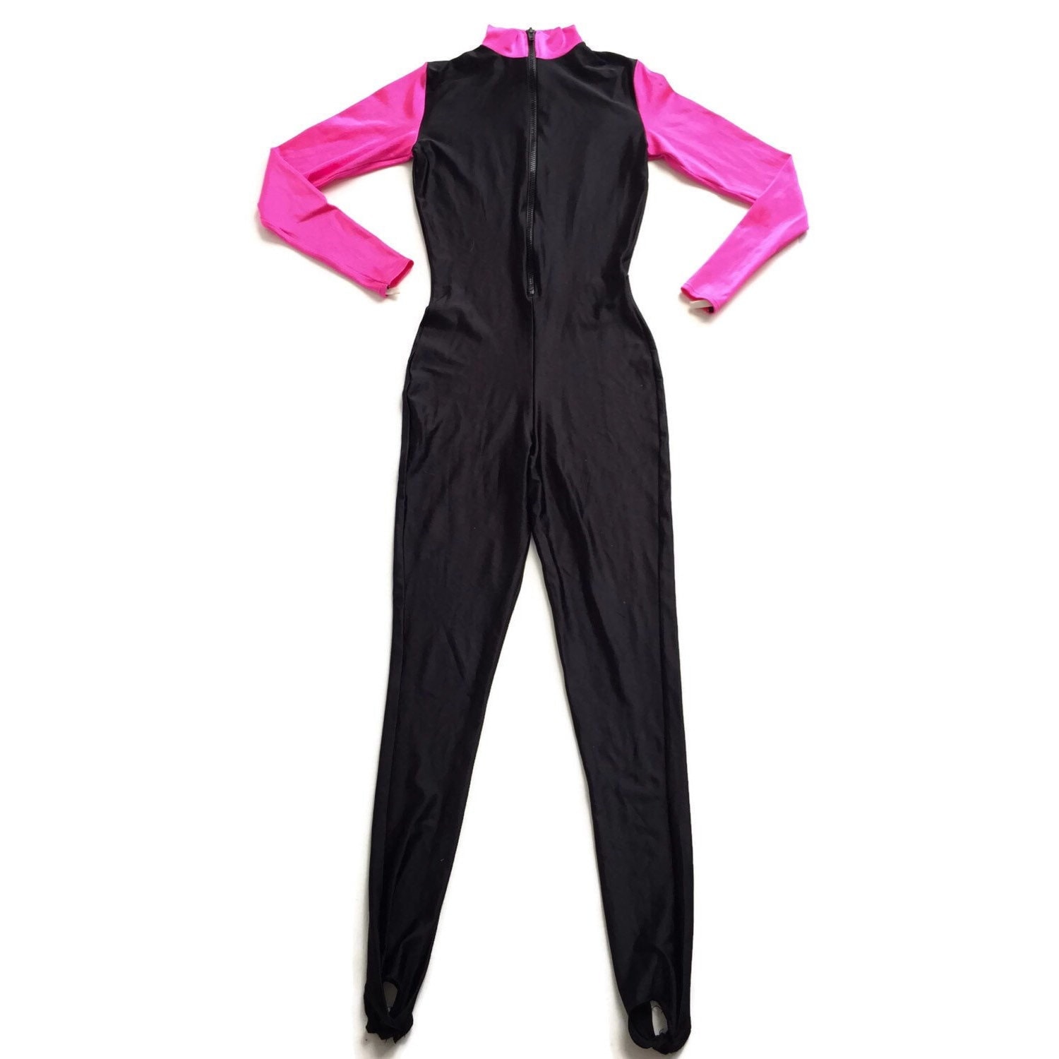 90's Neon Pink Full Bodysuit Wetsuit