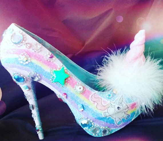 rainbow unicorn shoes