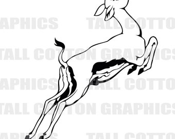 SPRINGBOK ANTELOPE Vinyl Decal Sticker decor #WL083