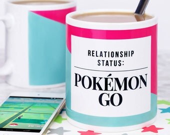 Pokémon Mug - Funny Mug - Relationship Status Pokémon Go - Pokémon Gift