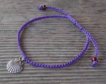 Shell anklet | Etsy
