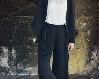 Loose Jacket, Womens Suit Jacket, Blue Womens Jacket, Blazer Jacket, Fitted Blazer, Short Jacket, Women Blazer, Oversized Jacket