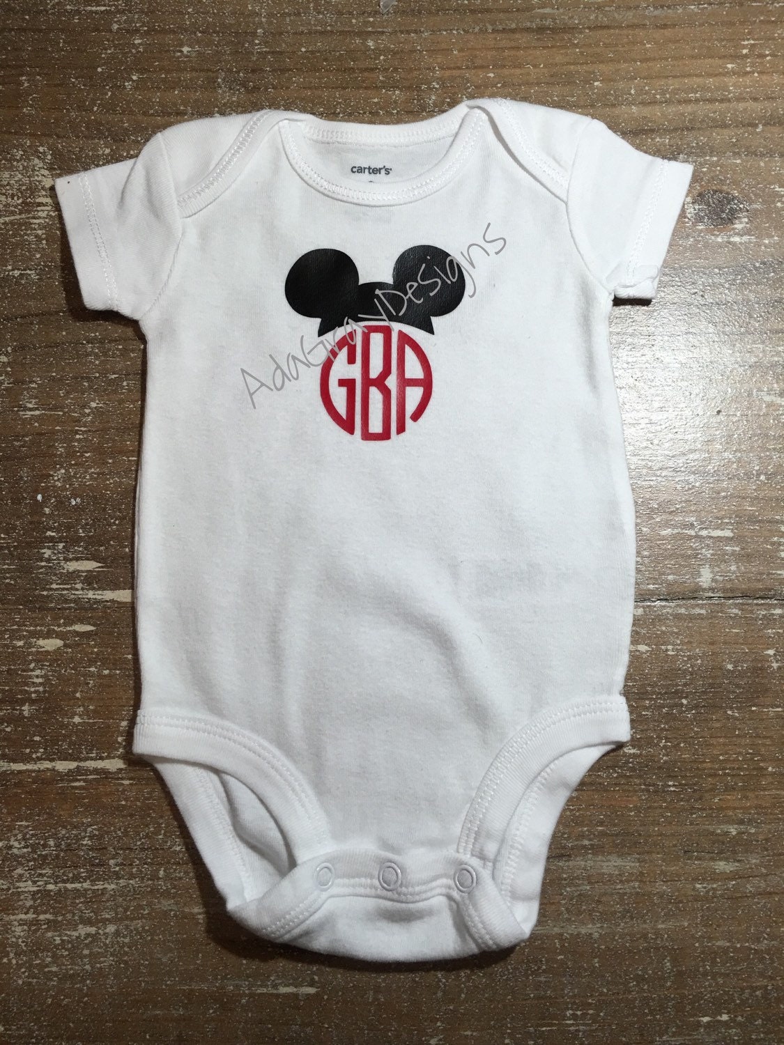 Mickey Mouse Ears Personalized Shirt 