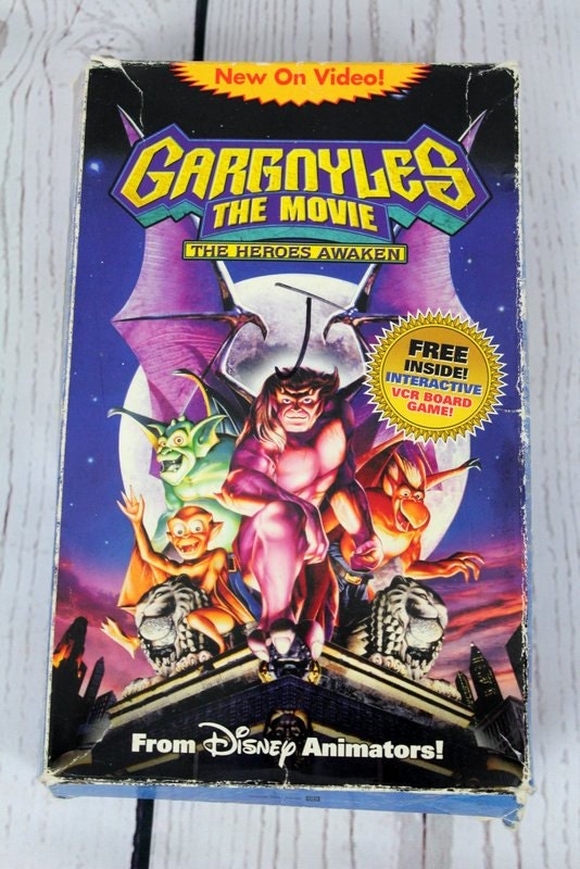 vtg 1995 Disney's VHS movie Gargoyles The Heroes