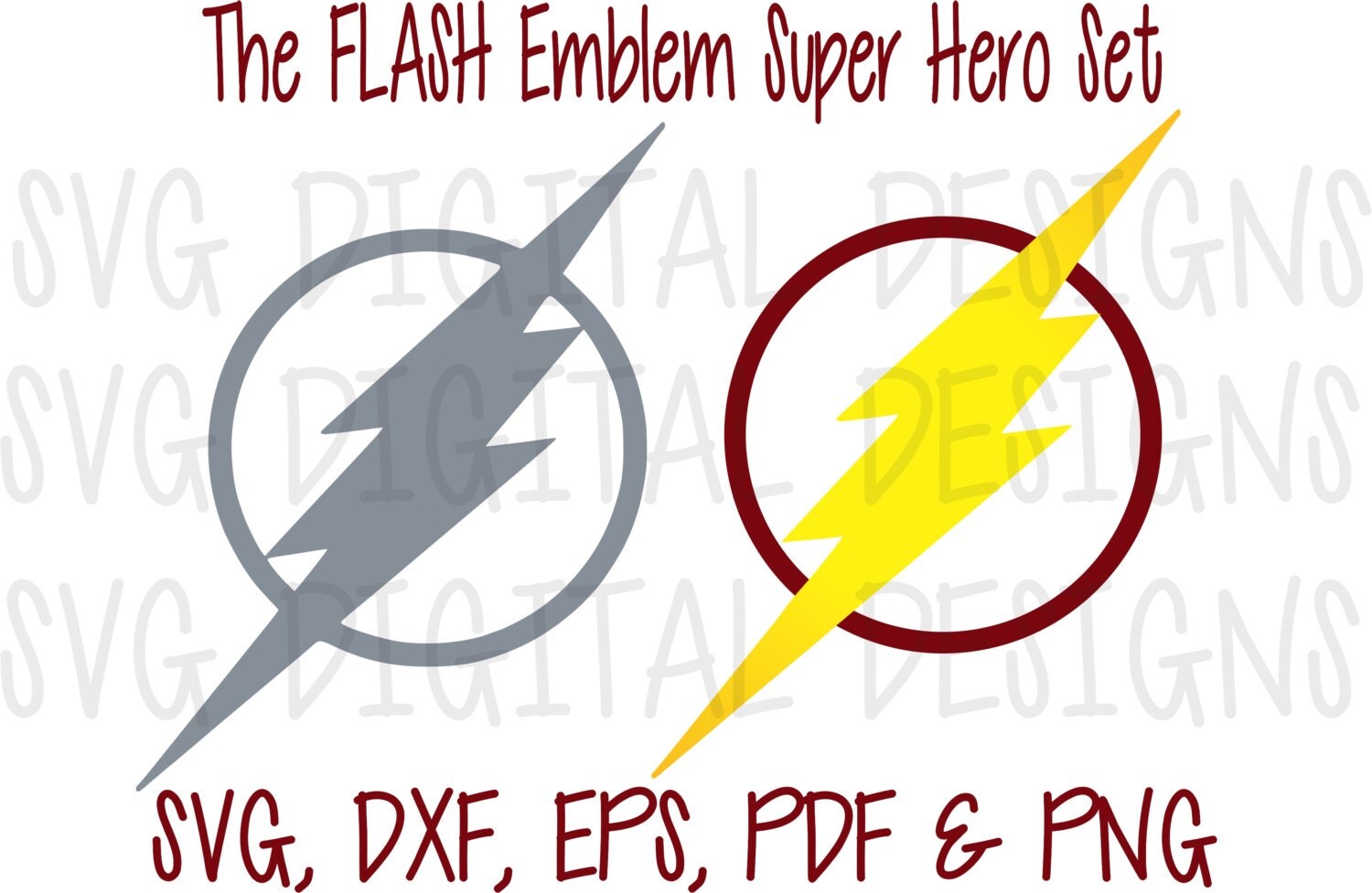 The Flash Logo SVG File