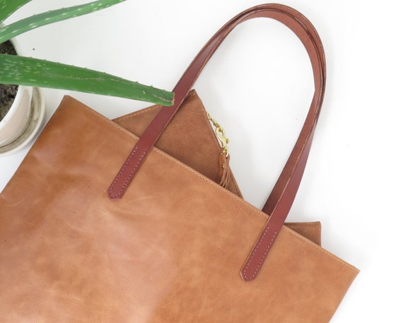 the tote bag brown