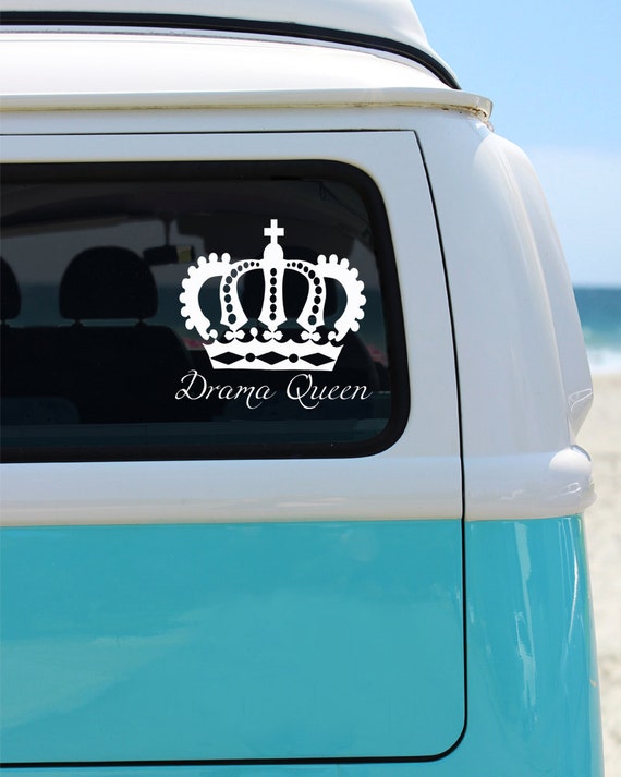 Drama Queen Vinyl Window Decal Car Sticker Car Decal