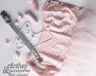 Cute Dog Dress - Dog Dress - Dog Clothing - Pet Clothes - Available to Small and Medium Breeds - Yorkshire - Chihuahua - Maltese