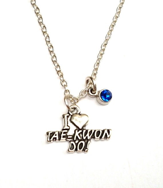 Taekwondo Necklace Taekwondo Jewelry Taekwondo Charm
