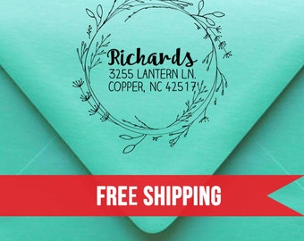 Custom Return Address Stamp-Self Inking-Personalized Stamp