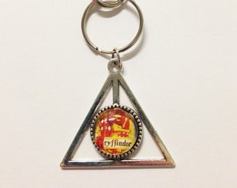 Deathly Hallows Hufflepuff Harry Potter Keycha