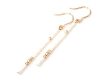 gold bridesmaid earrings long gold earrings gold dangle long earrings personalized bridesmaid jewelry