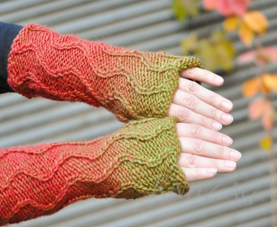 Where to find your Winter Cable Knits; Etsy arm warmers