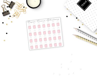 Nail Polish - Mini Sticker Set - 24 Stickers