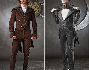 Sewing Pattern for Mens Steampunk Costume & Jack Skellington Costume,Simplicity Pattern 1039, Halloween Costume, Cosplay, Day of the Dead