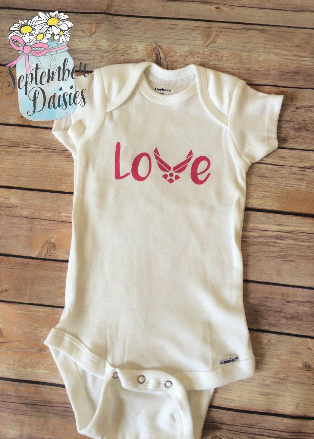 air force baby onesie