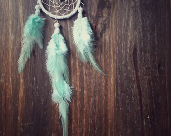 Car Dreamcatcher - rearview mirror dream catcher - mini - gifts for teens - Bohochic- Bohemian - boho - gypsy - hippie decor - office -