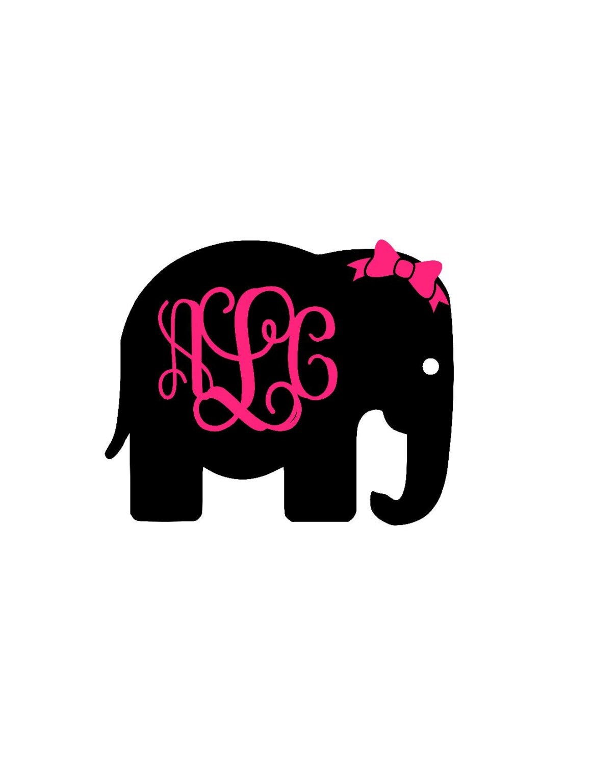 Free Free Elephant With Bow Svg 454 SVG PNG EPS DXF File