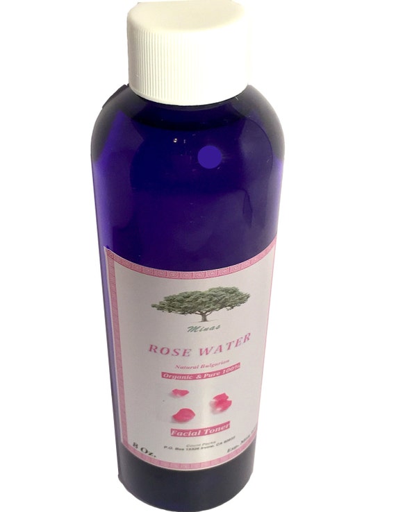 ROSE WATER Skin Facial Cleanser 8 Oz Organic Bulgarian Floral